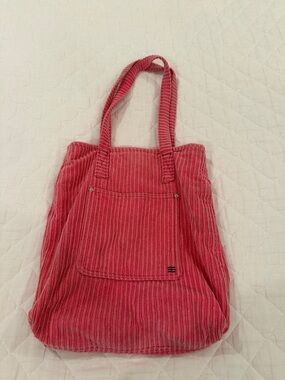 BDG Rose Corduroy Tote with Front Patch Pocket